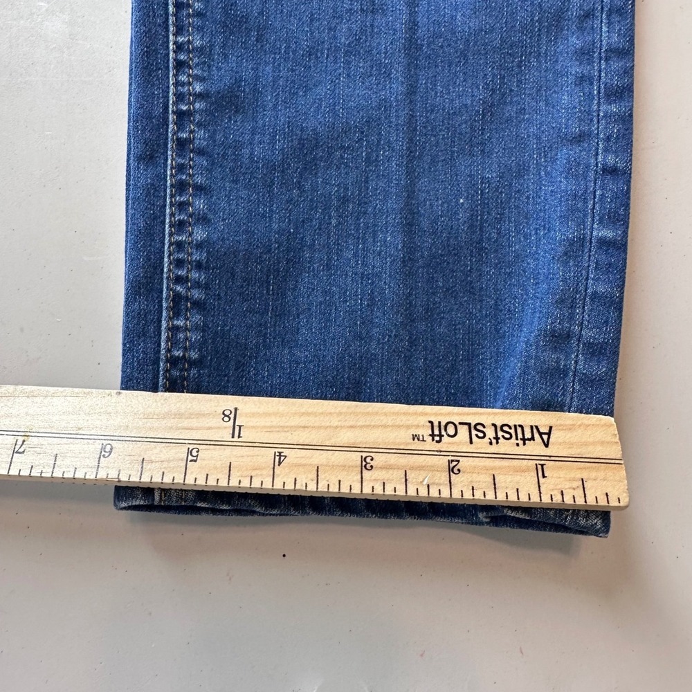 Talbots Slim Ankle Jeans Womens 4 Blue Stretch Mid Rise Straight Denim - Picture 12 of 12
